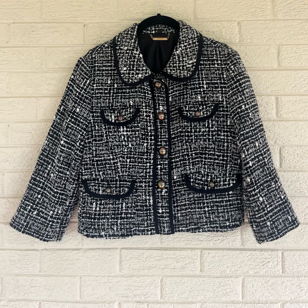 Express Vintage Designer Inspired Tweed Jacket (12)